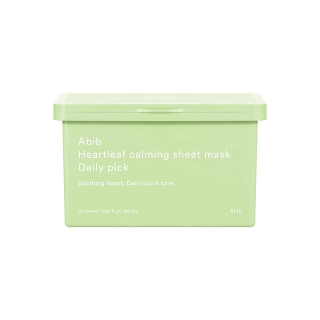 skincare-kbeauty-glowtime-abib heartle4af calming sheet mask daily pick