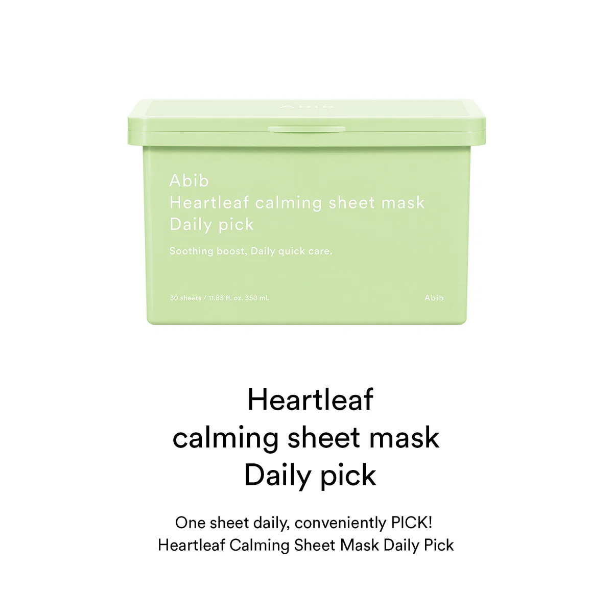 ABIB Heartleaf Calming Sheet mask daily pick 3 skincare-kbeauty-glowtime-abib heartle4af calming sheet mask daily pick