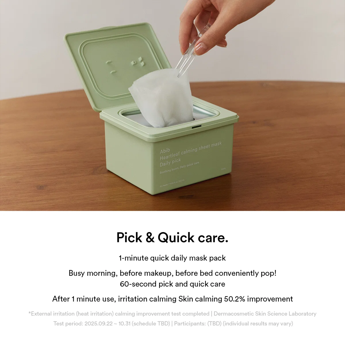 ABIB Heartleaf Calming Sheet mask daily pick 4 skincare-kbeauty-glowtime-abib heartle4af calming sheet mask daily pick