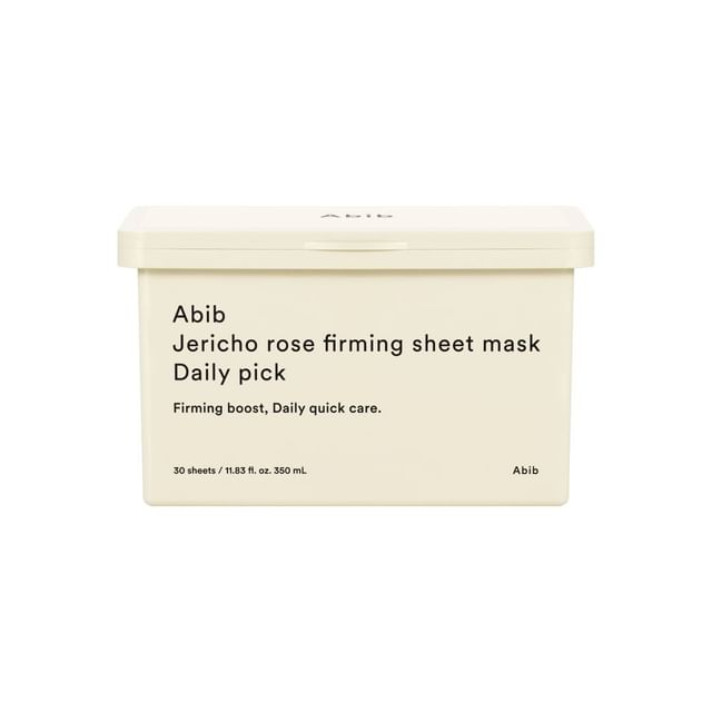 skincare-kbeauty-glowtime-abib jericho rose firming sheet mask daily